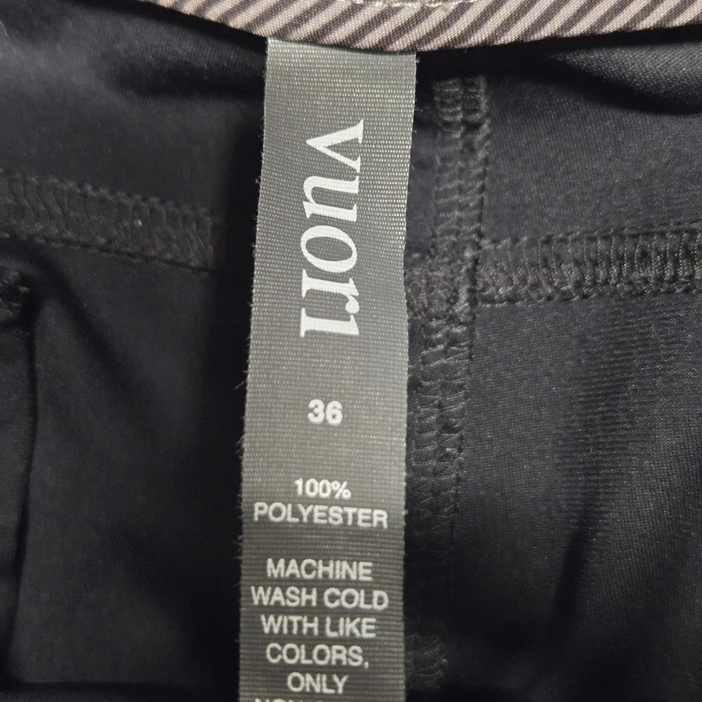 Vuori Meta Pant V430 Mens 36 Black Performance Straight Leg 5-Pocket Tech Pants